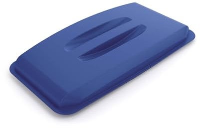 Durable DURABIN 60 Lid Blue - To Be Used with DURABIN 60 Waste Bin - Easy to Grip Handle - Made of Strong Polypropylene