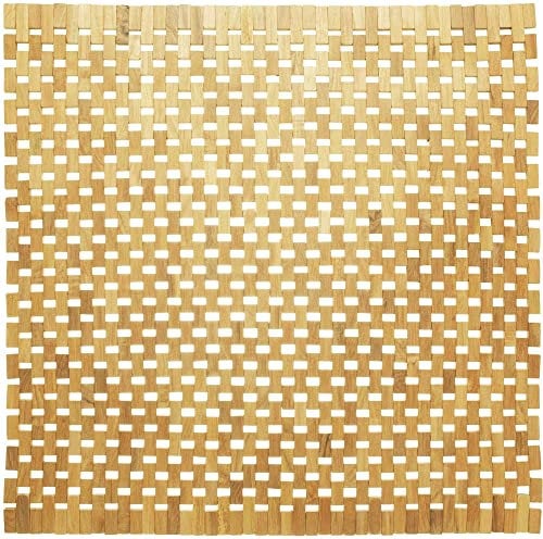 Sealskin Badteppich Woodblock, Holz, 60 x 60 cm