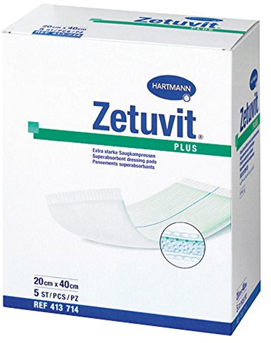 Zetuvit Plus Sterile Dressing, 40 x 20 cm
