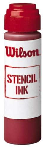 Wilson Regular Stencil Ink RD Accessories, Adults Unisex, Red (Red) One Size