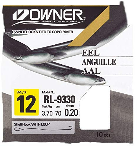 Balzer Owner Haken - Aal, rot (RL-9330), Gr.8