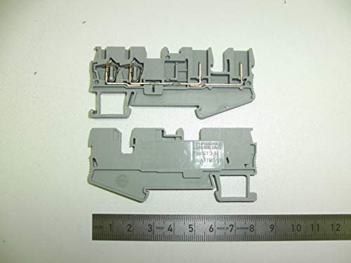 PHOENIX CONTACT ST 2,5-QUATTRO/2P Durchgangsklemme, 2,5 mm² Nennquerschnitt, 4 Anschlüsse, Grau, 50 Stück