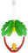 Elobra Kinderlampe Deckenleuchte Palme mit Löwe, Kinderzimmer Holz, grün/braun, A++