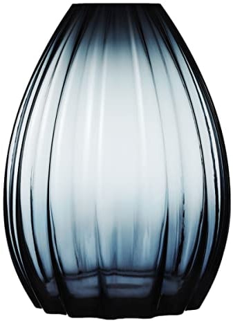 Holmegaard 2Lips Vase, Glas, Dunkelblau, 45cm