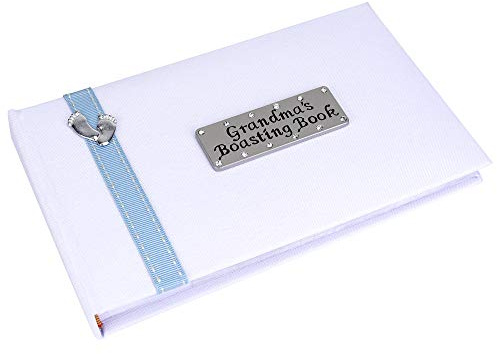 Metal Planet Ltd Grandma's Boasting Book (Fotoalbum) für 40 Fotos à 15,2 x 10,2 cm, blaues Band