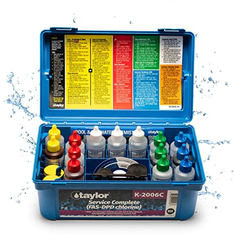 Taylor K-2006C Kit Completo per Test dell'Acqua della Piscina