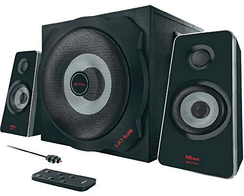 Trust Tytan Gaming Set Altoparlanti 2.1 con Subwoofer, Ingresso Digitale, Nero