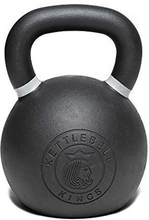 Kettlebell Kings Kugelhantel Gewichte, Pulverbeschichtung (4-48KG), Frauen & Männer, Langlebigkeit, Rostschutz, Krafttraining, Fitness, Crossfit, Hanteln, Gusseisen