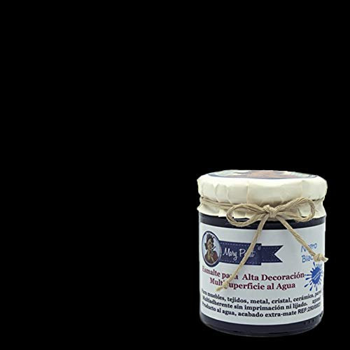 Pintura Multisuperficie al agua Mate efecto Chalk 250 (Negro)