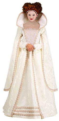 Adult Queen Elizabeth Costume Women's Victorian Ball Gown for Renaissance Cosplay Small