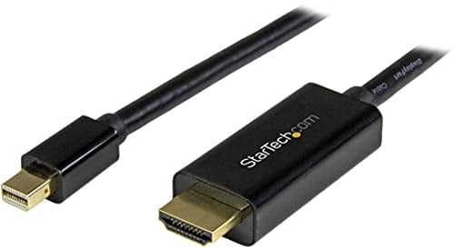 StarTech.com Câble adaptateur Mini DisplayPort vers HDMI de 2 m - M/M - 4K - Noir