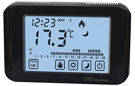 Orbis mirus touch - Cronotermostato mirus touch tactil antracita