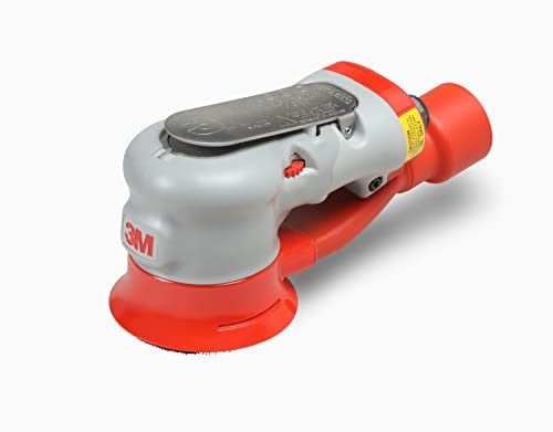 Cubitron Lijadora orbital aleatoria, 28503 3M Elite Central-Vacuum Ready Pneumatic Palm Wood, compuestos, Metal Orbit-28503, 3 x 3/16