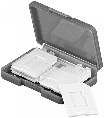 MANAX Aufbewahrungsbox für Speicherkarten 4X SD Karte - 2 Stück