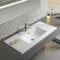 Rea LAVABO EMPOTRADO DAFNE 75 Lavabo de baño 760 x 465 x 180 mm Cerámica (Blanco)