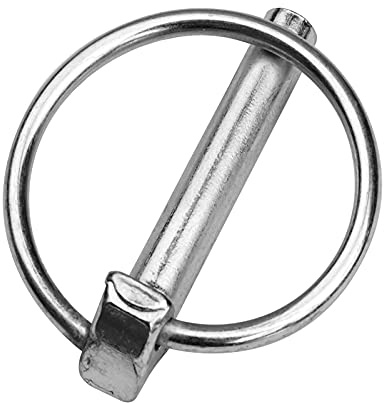 DEMA Stahl Klappstecker 10x36 mm – Klappsplint, Federstecker, Sicherungsstift – robust, verzinkt, langlebig – für Werkstatt, Maschinenbau, Anhänger, Traktor, Heimwerker, Montage, Reparatur