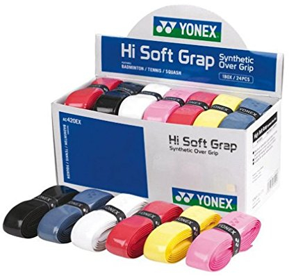 Yonex Hi-Soft Grip Assorted 24er Overgrip, Mehrfarbig, One Size