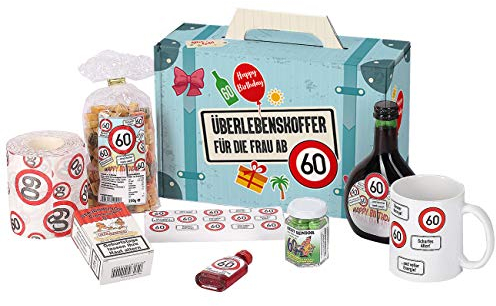 Lustapotheke® Überlebenskoffer für die Frau ab 60 (9 teilig) als Geschenkidee