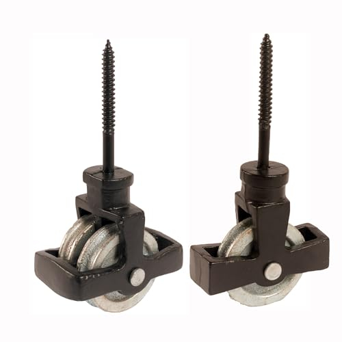 OriginalForgery Victorian Clothes Airer Double & Single Pulley Black Cast Iron