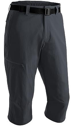 Maier Sports Jennisei, Kurze Herren Wanderhose, Wasserabweisende Capri | Für Trekking und Hiking, mSTRETCH pro 4 für mehr Komfort, Dryprotec für schnelles Trocknen, Perfekt für den Sommer