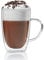 GOODS+GADGETS Tasse à double paroi 300 ml tasse à thé tasse thermique tasse à café tasse en verre soufflé à la bouche par Dimono (1 pièce)