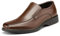 Bruno Marc Mocasín de Hombre Mocasín de Piel Zapatos para Hombre Cierre con Elásticos Marron Oscuro CAMBRIDGE-05 Talla 41.5EU/8.5US