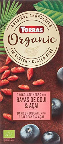 Torras Orgánico Chocolate Fondant con Goji y Açaí, 100g BIO