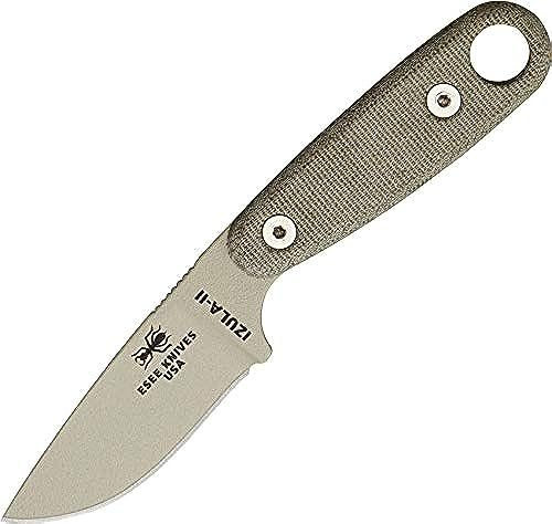 ESEE ESIZ2DT Outdoormesser-Klingenlänge: 6.68 cm-Izula II DT, Edelstahl, Mehrfarbig