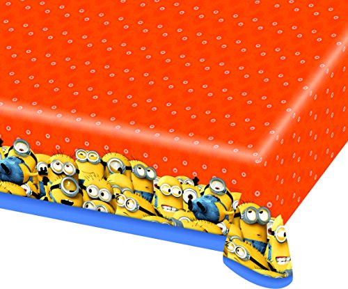 Amscan International - Tovaglia di plastica, motivo: Minions, 120 x 180 cm
