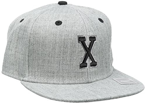 MSTRDS Jungen Letter Snapback X Kids Kappe, X Heather Grey, Youth