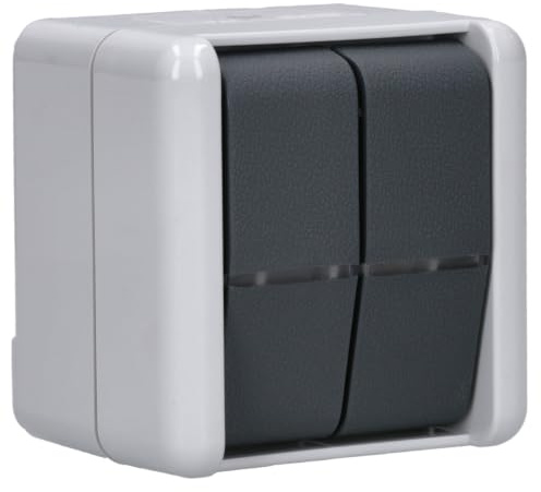 Jung 839W Doppel-Taster 2 Wechsler