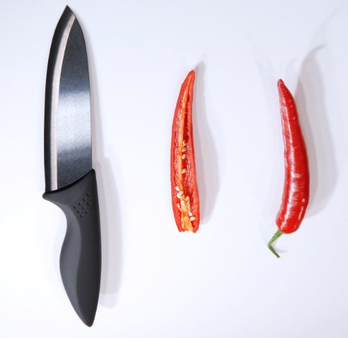 point home Keramikmesser 150mm Klinge schwarz ? Griff schwarz