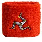 Flaggenfritze® Schweißband Großbritannien Isle of Man