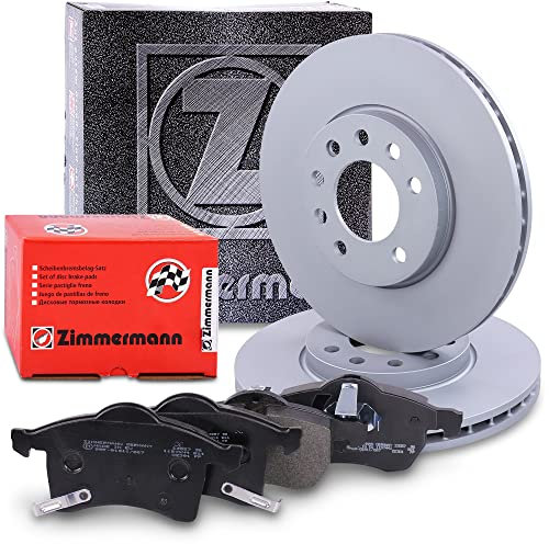 ZIMMERMANN Bremsenset Vorderachse inkl. Bremsscheiben Belüftet Ø 280 mm + Bremsbeläge vorne Kompatibel mit OPEL ASTRA G, ZAFIRA A (T98)