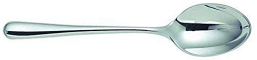Alessi LCD01/4 Caccia Cucchiaio da Dessert in Acciaio Lucido, Set da 6