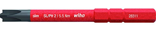 WIHA 34588 - Punta slimPunta electric 2831 slimPunta electric SL/PH2 x 75 mm Ref. 2831132