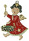 Zinnfigur Engel mit Trommel