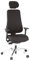 hjh OFFICE 608400 Profi Bürostuhl PRO-TEC 400 Stoff Schwarz Drehstuhl ergonomisch, bis 150kg belastbar, hohe Rückenlehne