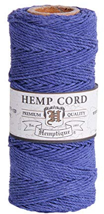 Hemptique HS20-DB - Cordel para jardinería, Color Azul