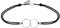 LES POULETTES BIJOUX - Bracelet Lien Argent 925 Anneaux Toi et Moi - Classics - Noir