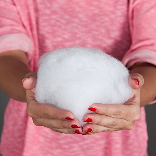Merino® - Füllwatte 500g Beutel - Füllmaterial Watte aus 100% Polyester - Hochwertige Füllwatte für Kuscheltiere - Bastelwatte formbeständig und extra flauschig - Kissenfüllung extra ergiebig