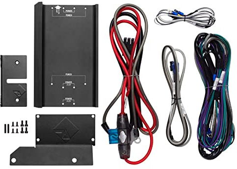 Rockford Fosgate RFKHD9813 - Kit di installazione amplificatore con piastra di montaggio per motociclette Harley-Davidson selezionate e amplificatori di potenza e punch compatti