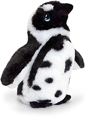 Lashuma Plüschtier Pinguin Schwarz - Weiß, Keel Toys Kuscheltier Humboldt Plüschpinguin 18 cm