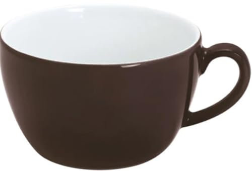 KAHLA Pronto Colore Cappuccino-Obertasse 0,25 l chocolate brown | braune Tasse aus Porzellan