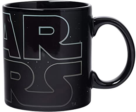 Star Wars SV5734HB Silver Buffalo SV5734H Logo Heat Reveal Ceramic Mug, 20-Ounce