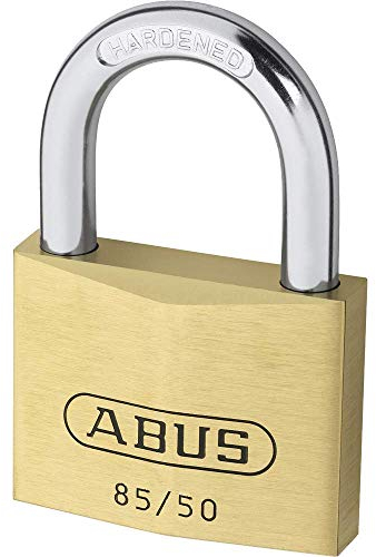 ABUS - 85/50 50mm Messing Vorhängeschloss Carded - ABU8550C