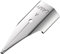 Lamy Z 50 Feder 888 - Ersatzfeder aus verchromtem Edelstahl in der Farbe Blank Federstärke A Z 50 nib set A/abc (5) Silber Feder A
