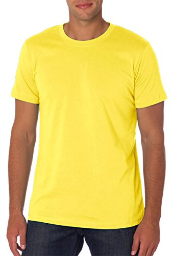 Bella + Canvas Mens Jersey Short-Sleeve T-Shirt, Color: Yellow, Size: X-Large