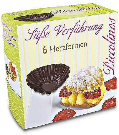 Städter 400610 Kleingebäckform Herz, 5 cm, 6 Stück
