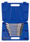KING TONY 13013MR Coffret de Clés Mixtes à Cliquet Tête Articulée Métriques avec Adaptateurs, Set de 13